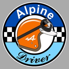  ALPINE Driver Sticker vinyle