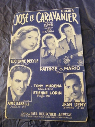 Partition josé caravanier - "partition, le