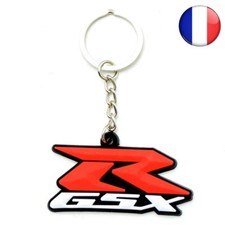 Porte Clés Moto Accessoires 3D GSX R Souple Anneau Suzuki GSXR 600 750 1000