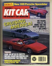 [c9812] 89.3 KIT CAR/Motor Cars Cobra, XKE replica, Mercedes 300SLR replica, Bos