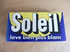 Ancien paquet de lessive SOLEIL épicerie ancienne estaminet