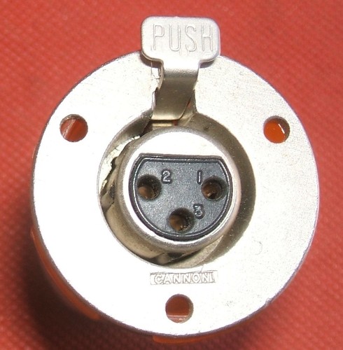 Cannon xlr female - female, socket
