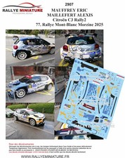 DECALS 1/43 REF 2907 Citroën