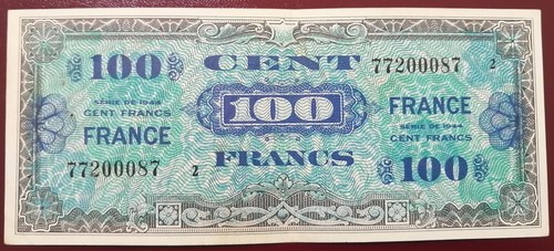Billet français 100 francs - français,