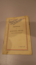 Message du Maréchal Petain du