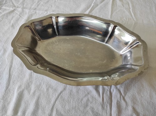 Plat service ovale - creux, en