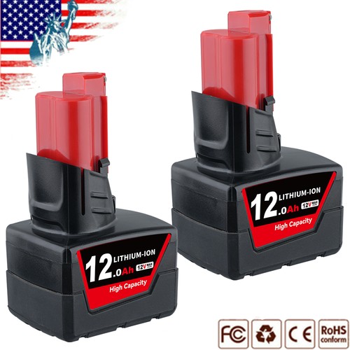 0ah 2460 for m12 - 2x, 12.0ah