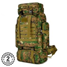 Sac à Dos de Randonnée Montagne Camping Alpinisme Survie 80 Litres Vert Voyage