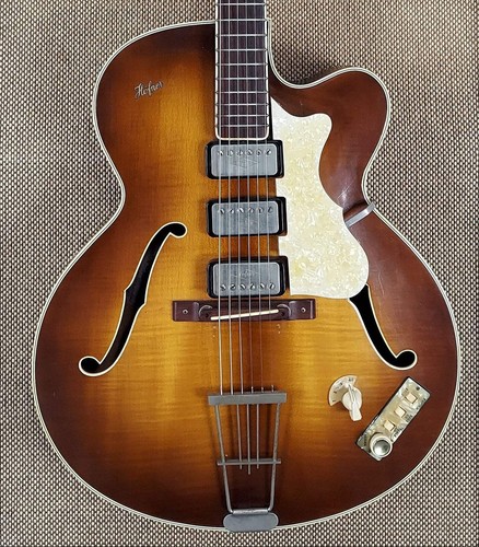 1961 hofner model 4550 - model, 4550/s/e3