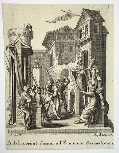Jesus caiphe gravure - jesus, pasquier