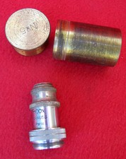 MICROSCOPE ANCIEN LENTILLE OBJECTIF KRAUSS PARIS