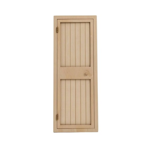 Porte miniature bois - miniature, en