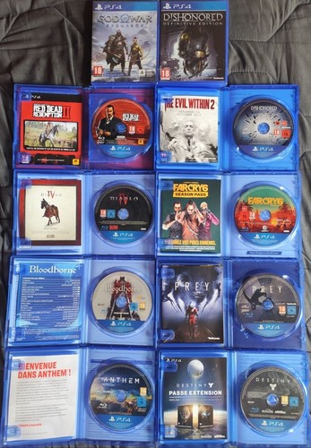 Lot jeux vidéo ps4 - 10,