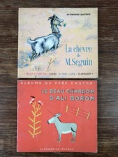 Albums du Pere Castor BEAU CHARDON D'ALI BORON (1961) LA CHEVRE Mr SEGUIN (1965)