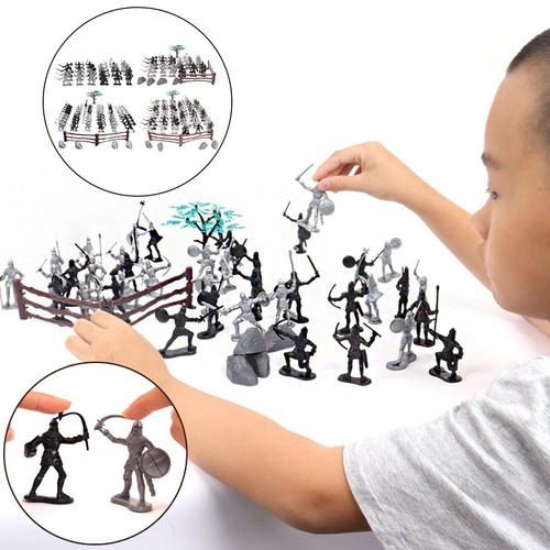 Figurines plastique du - en,