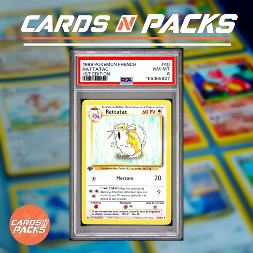 Carte pokemon rattatac 102 - rattatac, 40/102