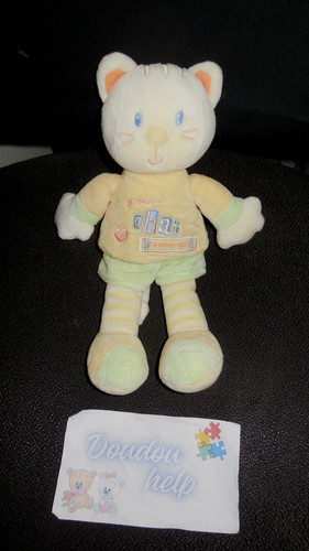 Doudou peluche suis chat - doudou, un