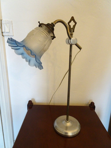 Ancienne lampe métal - , et