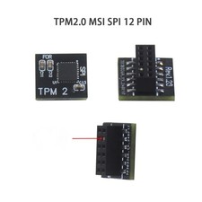 12 broches SPI tpm2.0 module de sécurité carte distante pour carte mère ASUS/msi