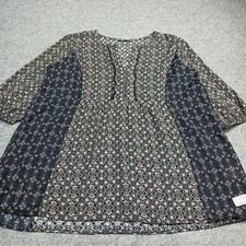 Odd Molly Tunique Femmes Taille 4 - XL coton Tissé Boho Floral Long Chemisier