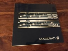 Prospectus / Brochure MASERATI