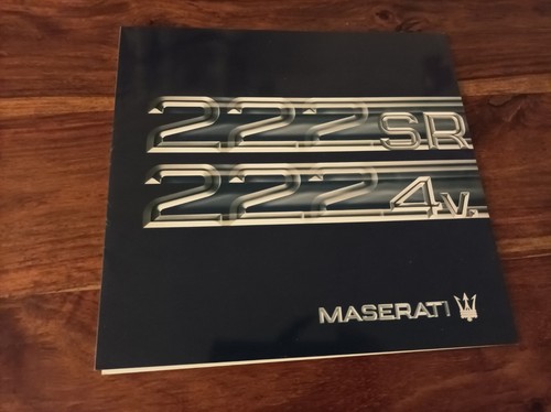 Prospectus brochure maserati - /,