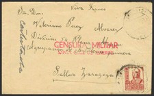 Zone Nacional. Bando Nacional. Guerre Civil. Las Palmiers / Cañar