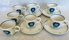 7 tasses a café porcelaine