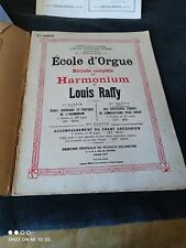 Livre partitions École D'Orgue Méthode complete Harmonium Louis Raffy,partie2