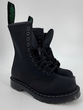 Solovair Black Greasy 11 Eye