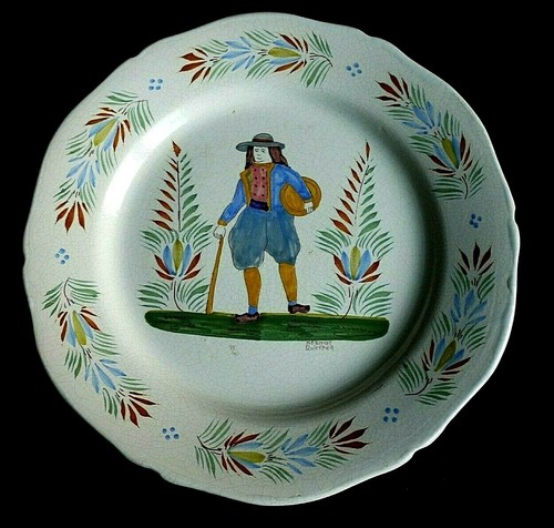 Henriot quimper assiette - quimper,