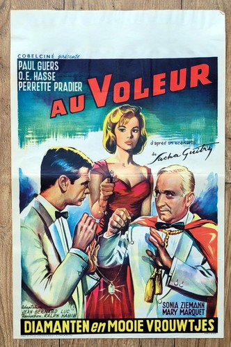 Belgian poster voleur - au, voleur,