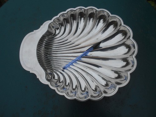 Grand plat corbeille coquille