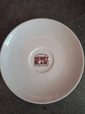 sous tasses à café porcelaine Henri Blanc