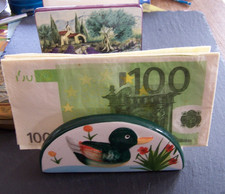 Porte Documents Serviettes  de Table Eponge en Céramique Thème CANARDS