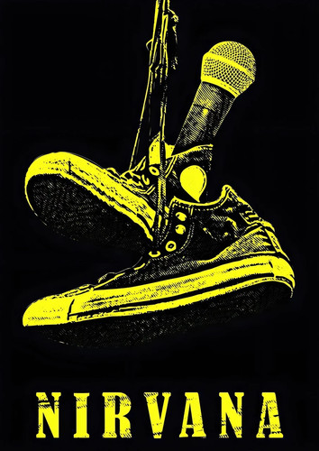 Affiche nirvana converse - –,