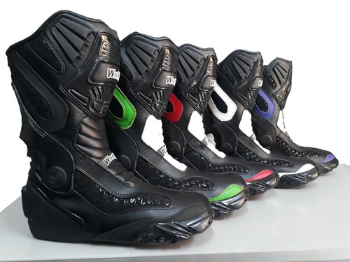 Bottes course cuir - en,