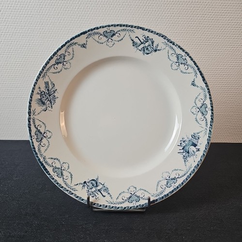 Plat rond décor lavoisier - rond,