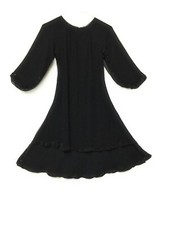 KIDS GIRLS BLACK ABAYA JILBAB