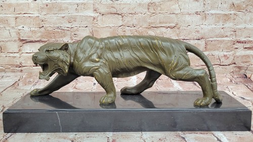 Bronze faune sculpture tigre - bronze,