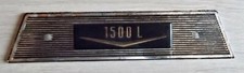 PLAQUE PLASTIQUE FIAT ORIGINAL POUR TABLEAU DE BORD 1300 1500 L LONGO