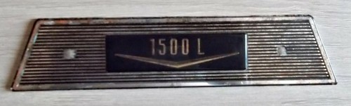 Plaque plastique fiat original - plaque,