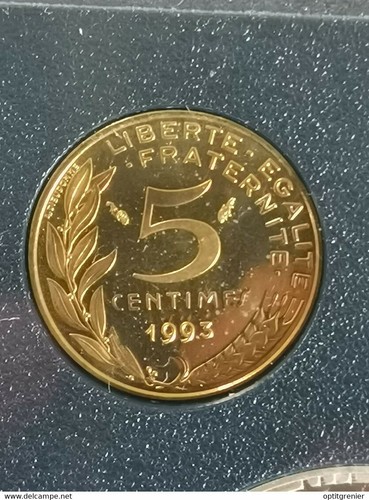 Centimes marianne 1993 du - 5, be