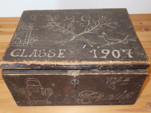 Boite bois ancienne - à,