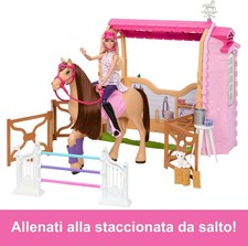 Barbie Étable Cheval Avec Poupée Et 25 Accessoires Ultimate Stable MATTEL JDN43