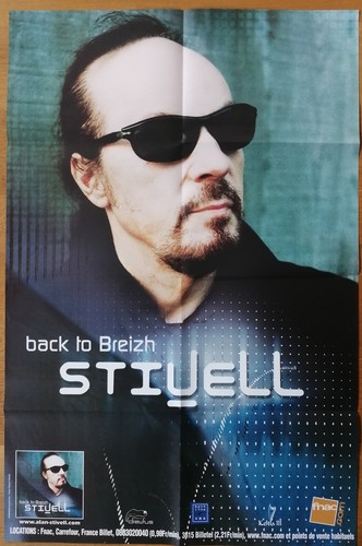 Alan stivell affiche promo - stivell,