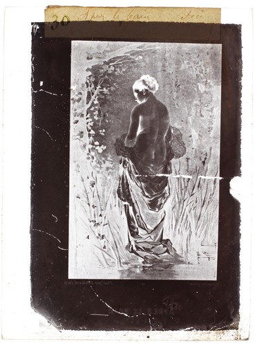 Photographie une gravure - d’une,