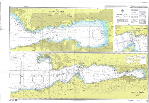 Carte maritime golfe - carte,