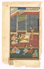 Indien Peinture Miniature Un