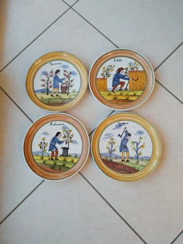 Lot assiettes vintage - assiettes,